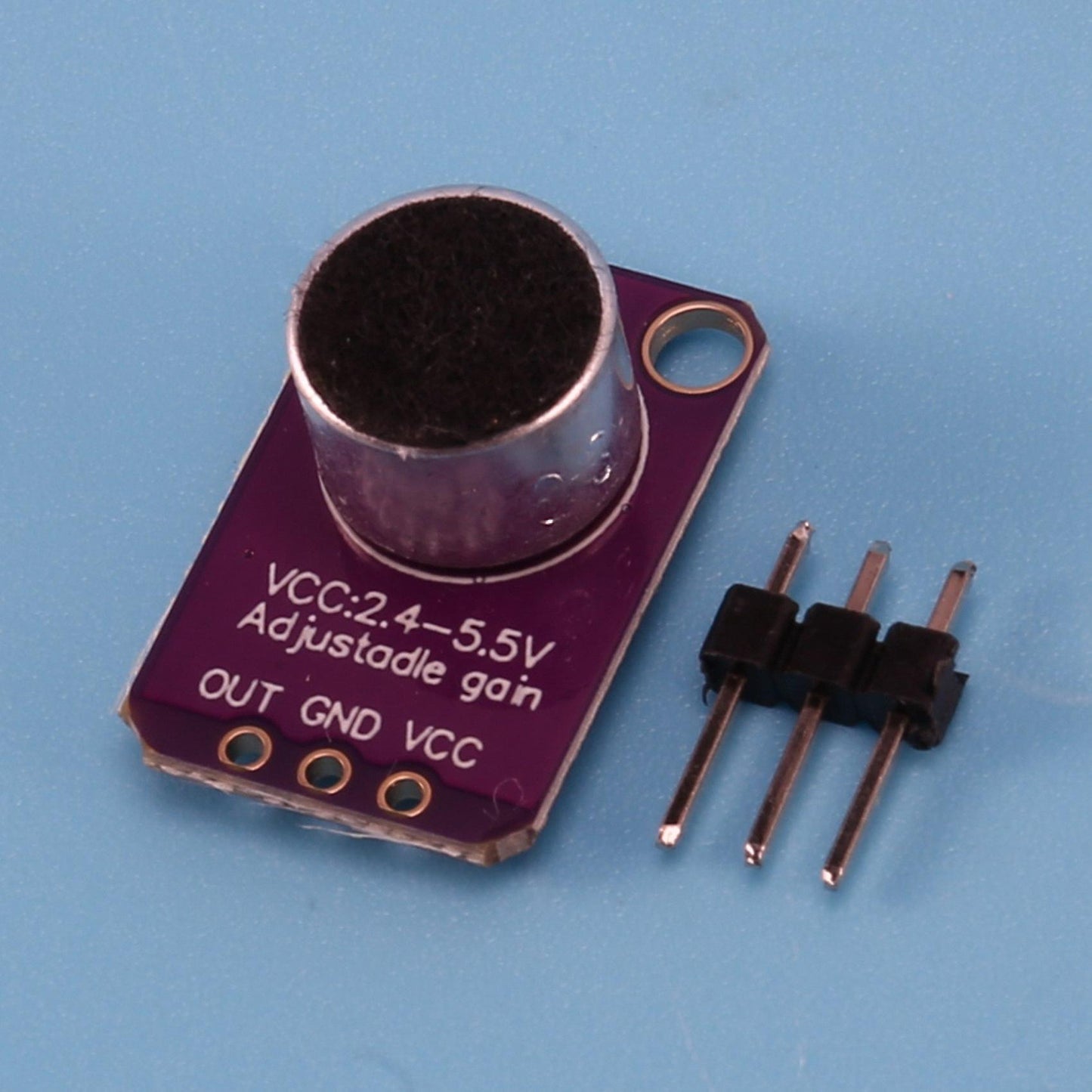6 Pcs Electret Microphone Amplifier Module Max4466 Gain Board for Uno