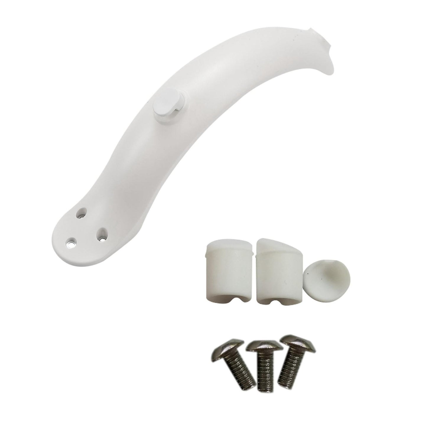 Rear Mudguard Fender+taillight for Xiaomi M365,white