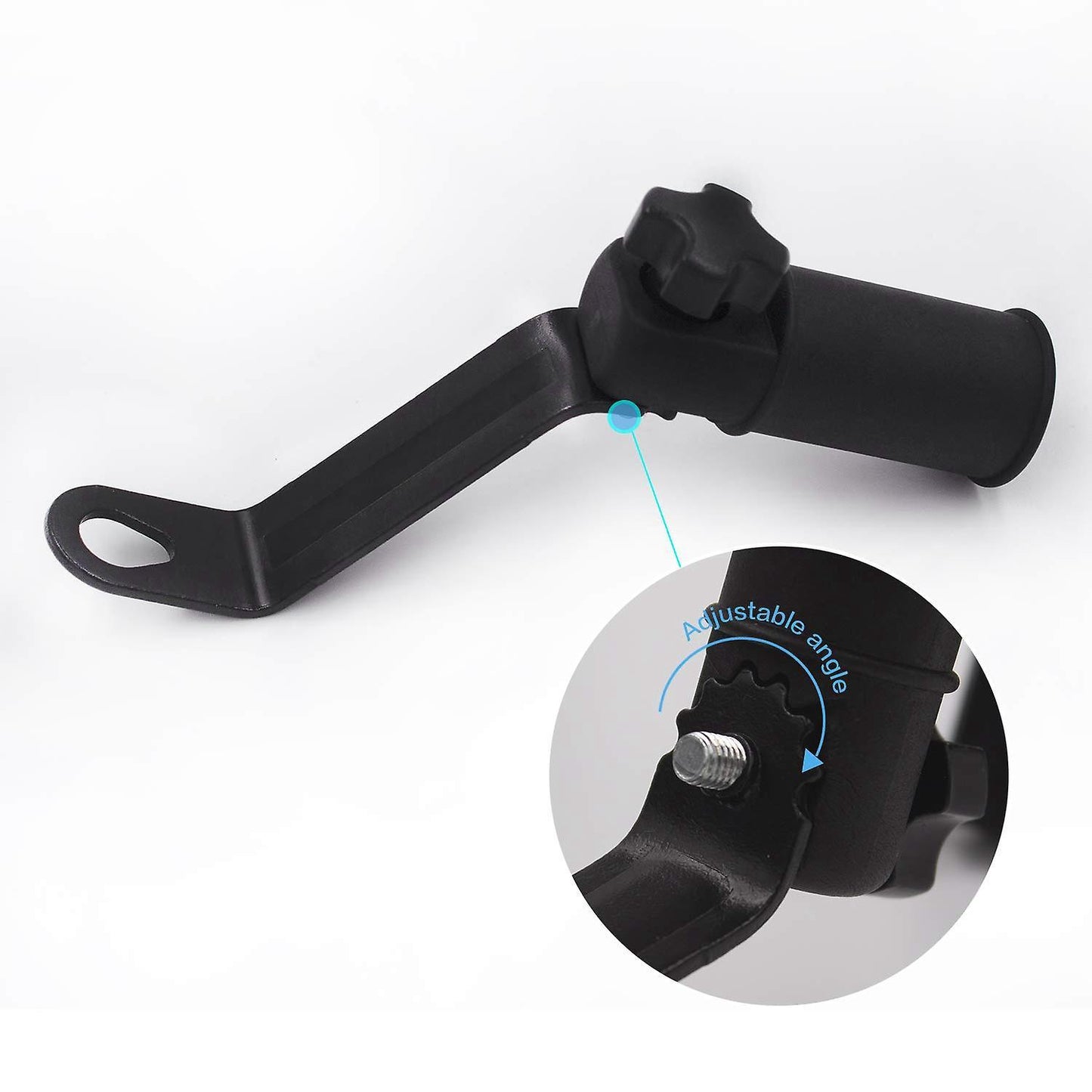 2pcs 10mm Bolt Motorcycle Mirror Bracket for 22mm 8/7 Inch Handlebar