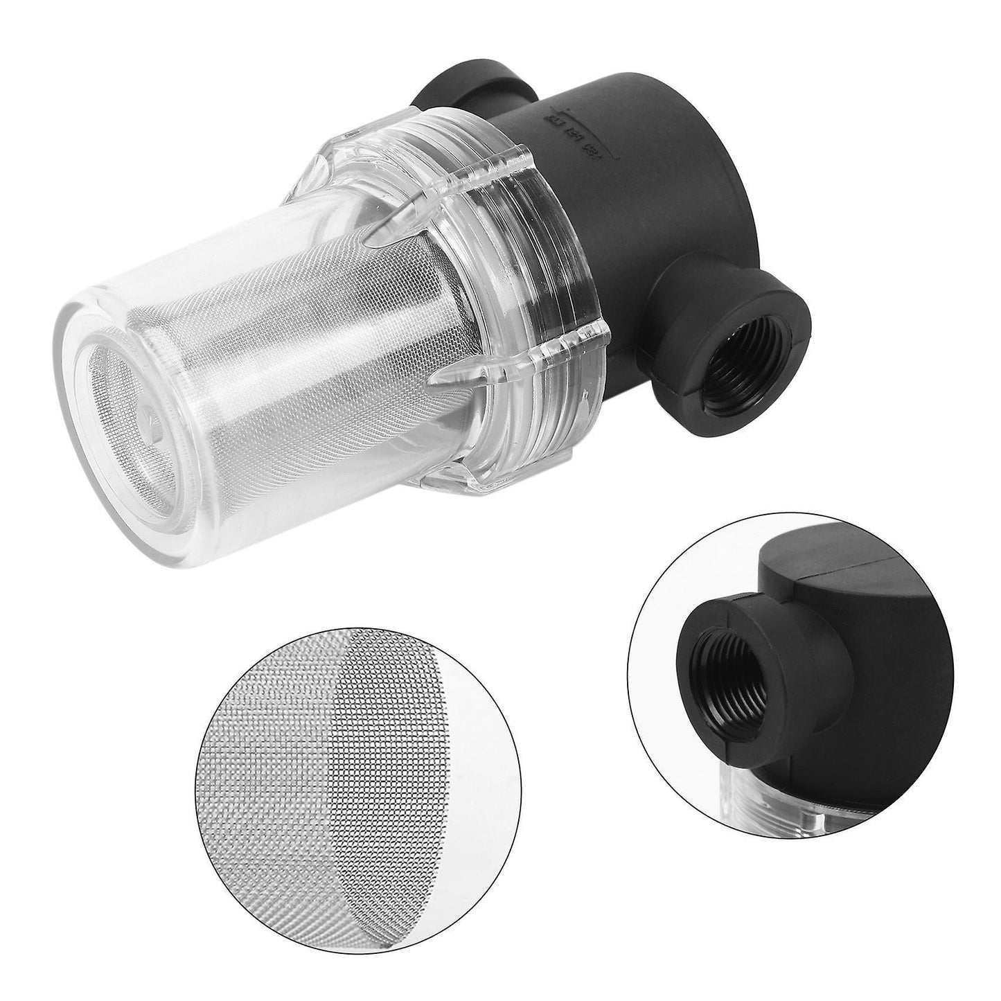Car Washing Filter 1/2 Inch Inline Mesh Strainer Water Pump