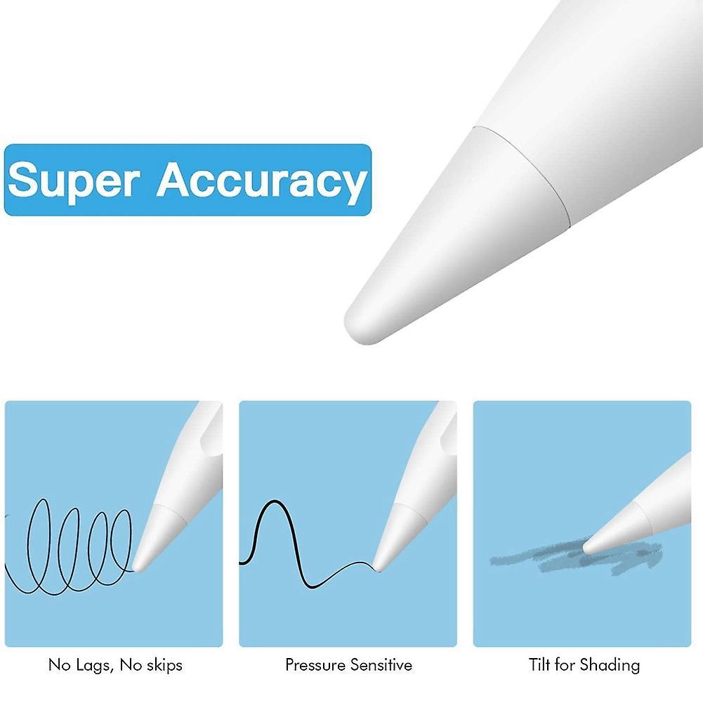 4 Pack Replacement Tip for Apple Pencil Nibs (white)