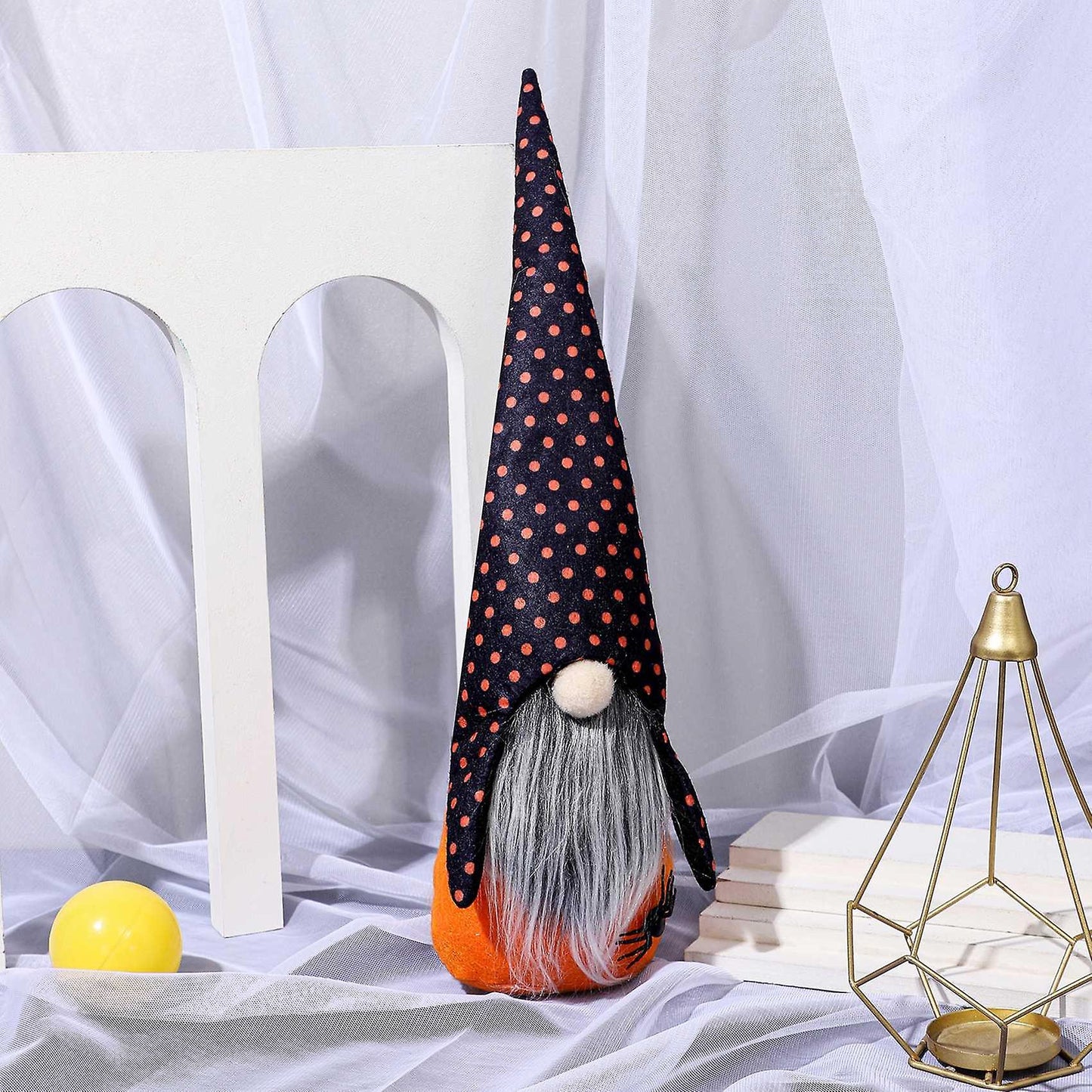 Halloween Faceless Dolls, Halloween Decorations (white Hat Models)