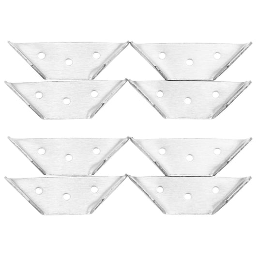 8pcs Stainless Steel Angle Code Right Angle Fixed Bracket