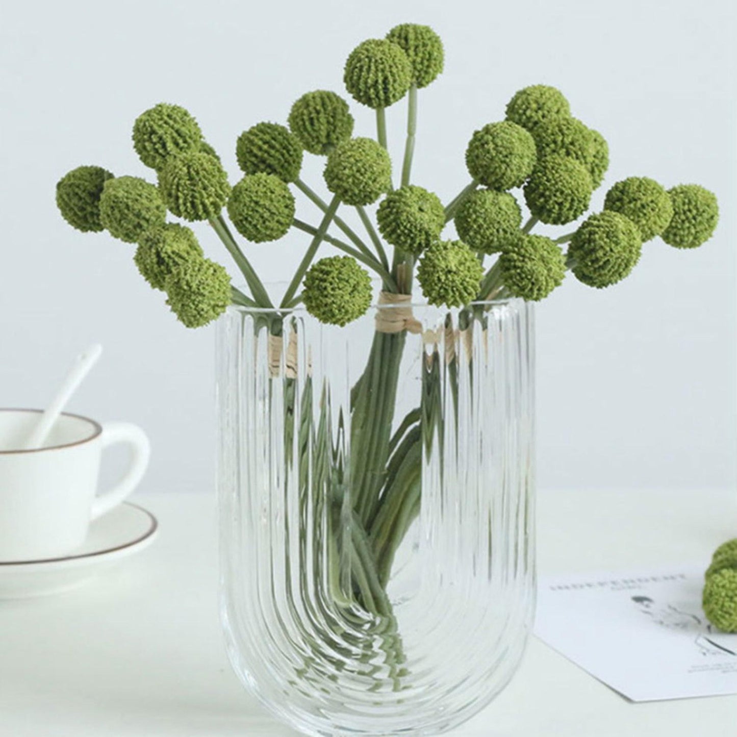 9 Pcs Golden Ball Artificial Flower Ball C
