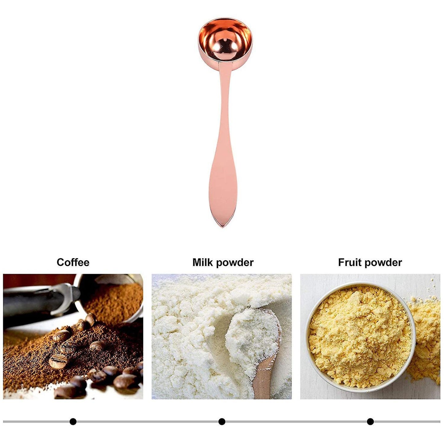 Stainless Steel Coffee Measuring Spoon Weighing Gram Milk Spoon