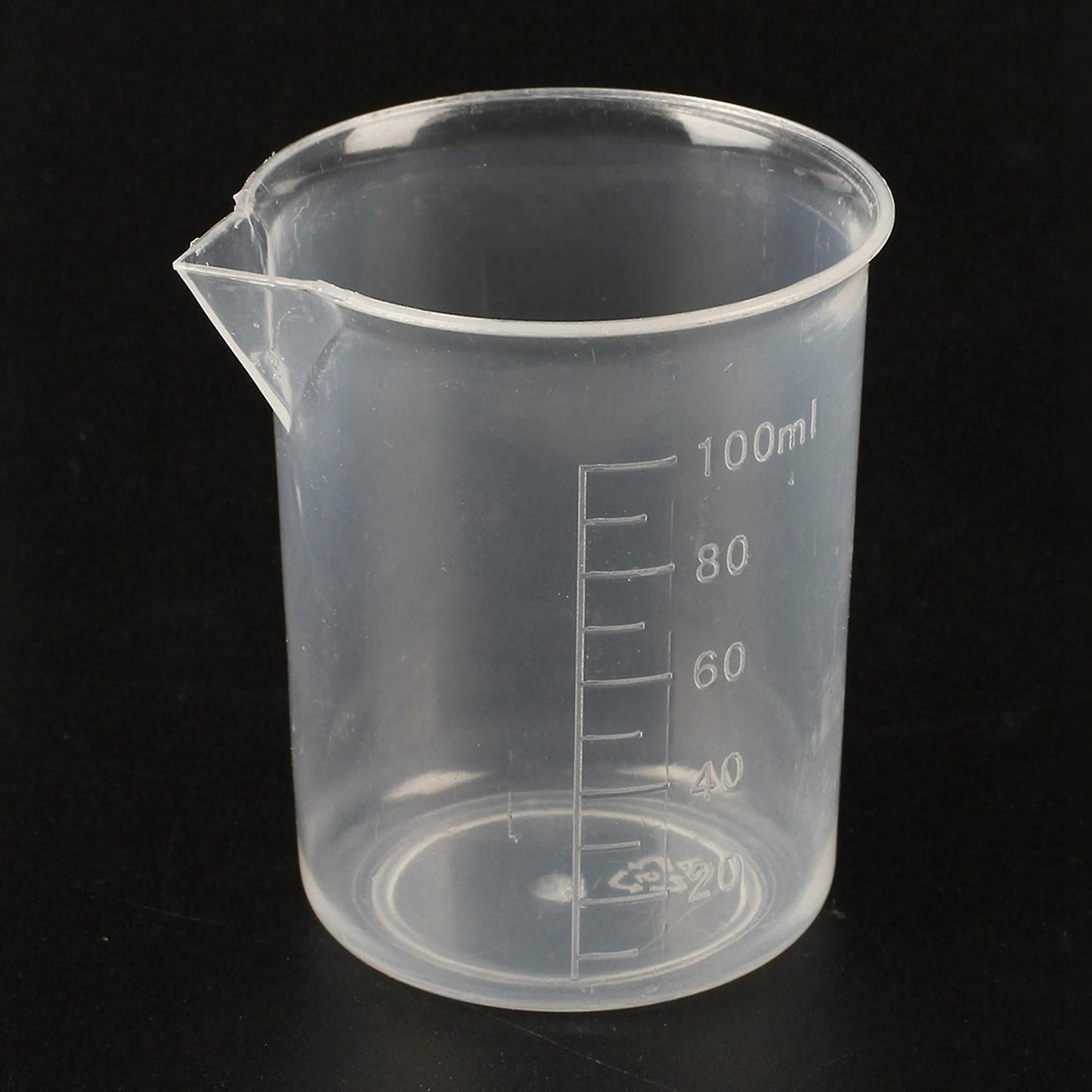 5 Pieces De 100 Ml Transparent Laboratoire Gobelet De Mesure