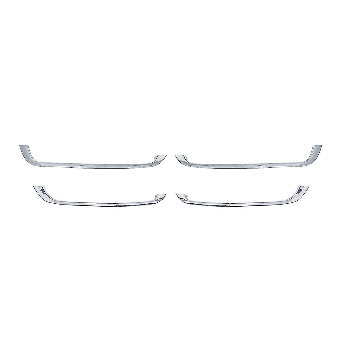 For Dodge Ram 2018-2022 Door Storage Box Groove Trim,abs Silver