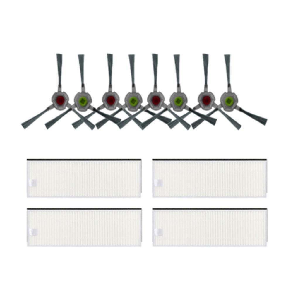 Robot Hepa Filter Side Brush Kits for Ecovacs Deebot Ozmo U2/ Dgn22