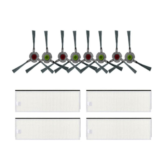 Robot Hepa Filter Side Brush Kits for Ecovacs Deebot Ozmo U2/ Dgn22