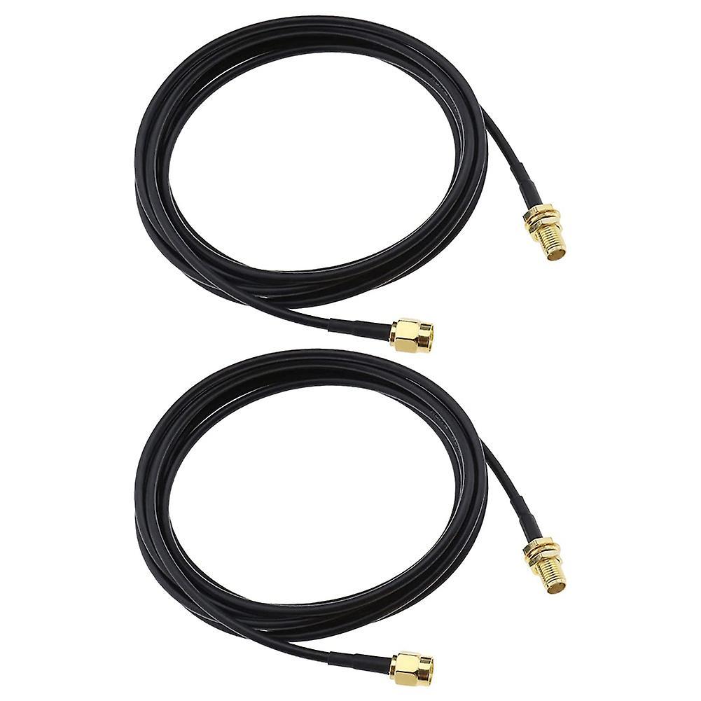 2pcs 3meter Sma Antenna Cable Rg174 Antenna Extension Coaxial Cable