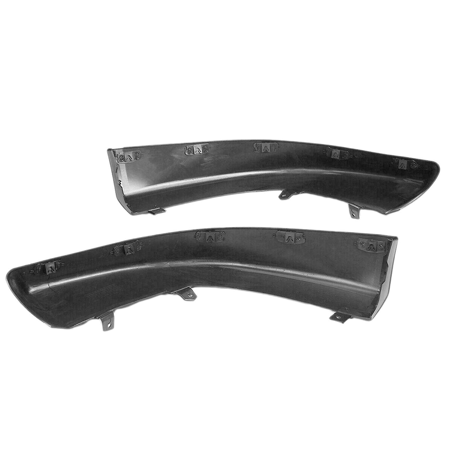 2pcs Car Spoiler Body Kit Black for Mitsubishi Lancer 2008-2015