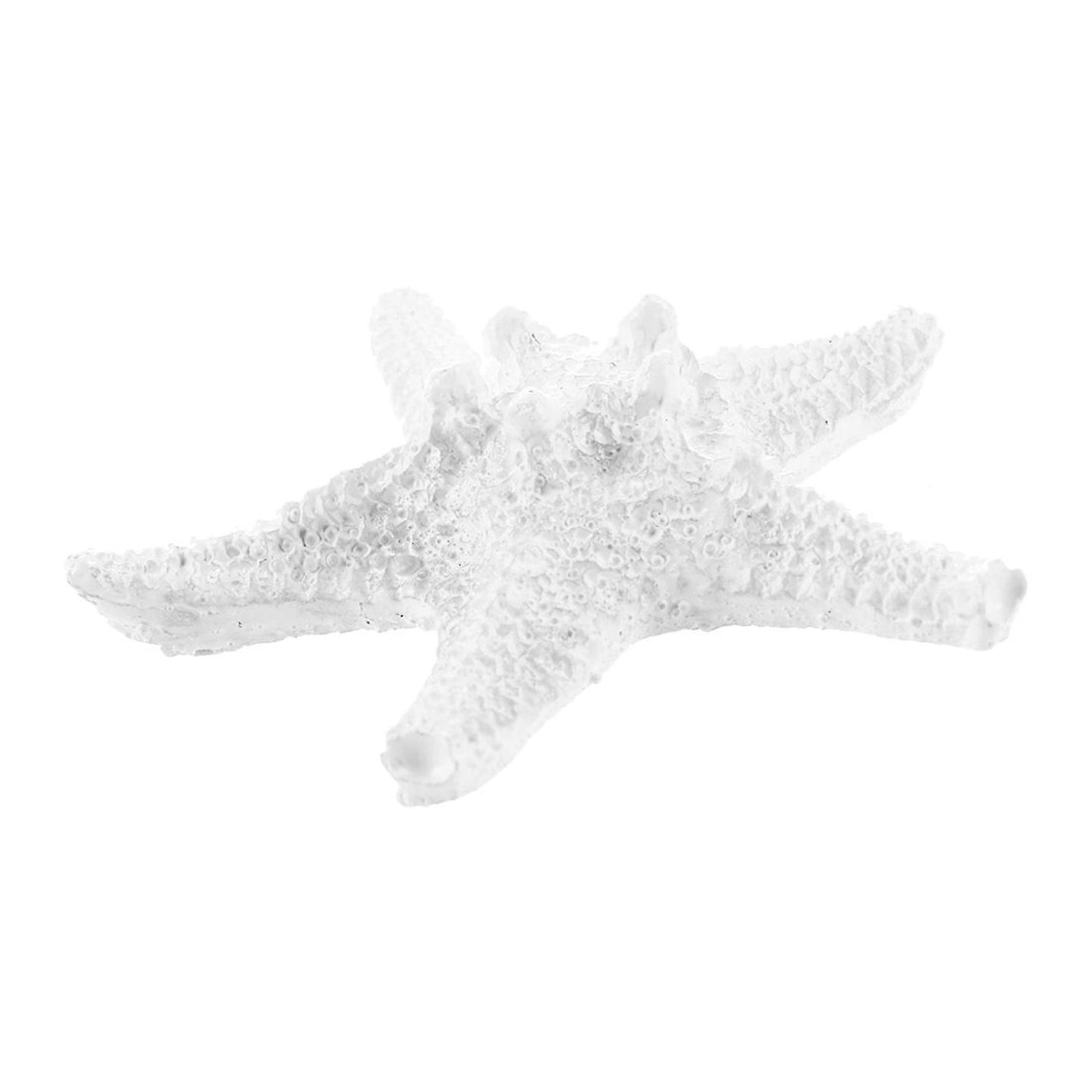 3pcs Resin Starfish Tropical Ornament Sea Star Decoration(white)