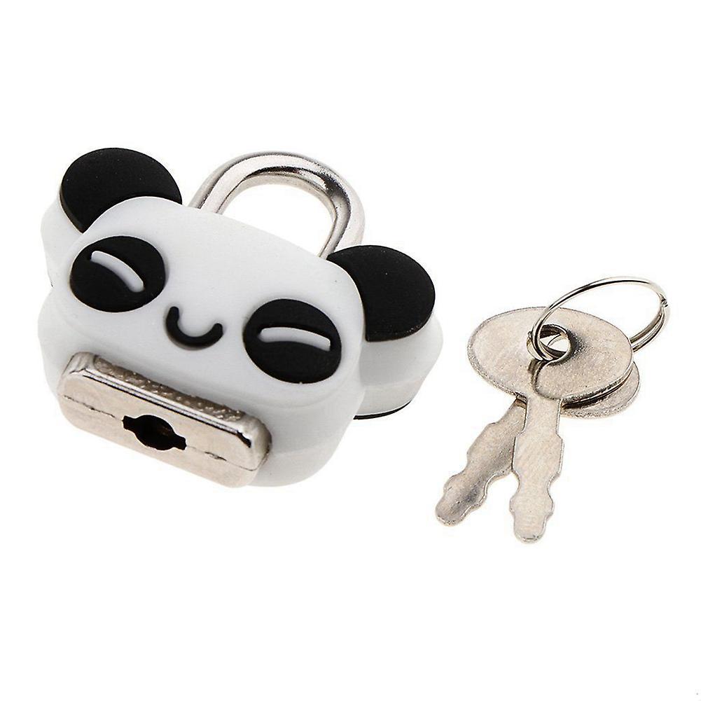 Serrure De Securite Mini Cadenas Bande Dessinee Verrou Avec Cle-panda