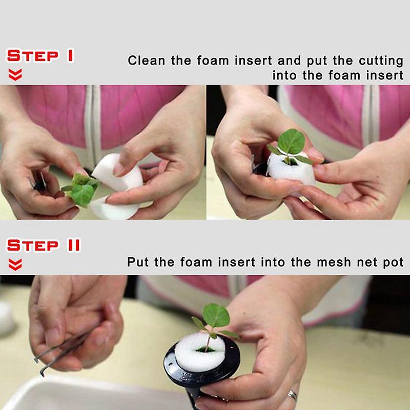 100pcs/set Planted Sponge Vegetable Cultivation System 32x30mm