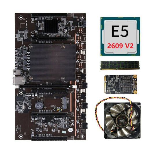 X79 H61 Btc Mining Motherboard 5x Pci-e Support 3060 3070 3080 Gpu