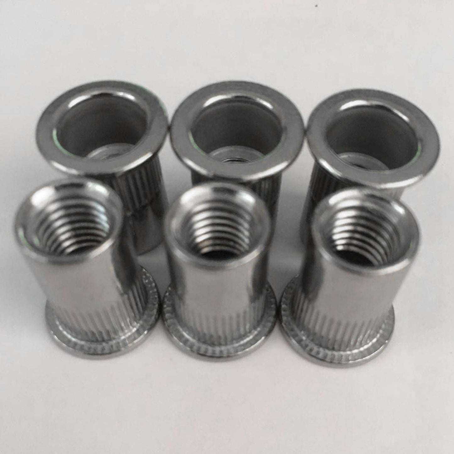 30pcs M8 Rivet Nuts Stainless Steel Threaded Rivet Insert Nuts