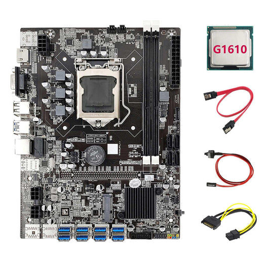 Motherboard+ Cpu+sata 15pin to 6pin Cable+sata Cable+switch Cable