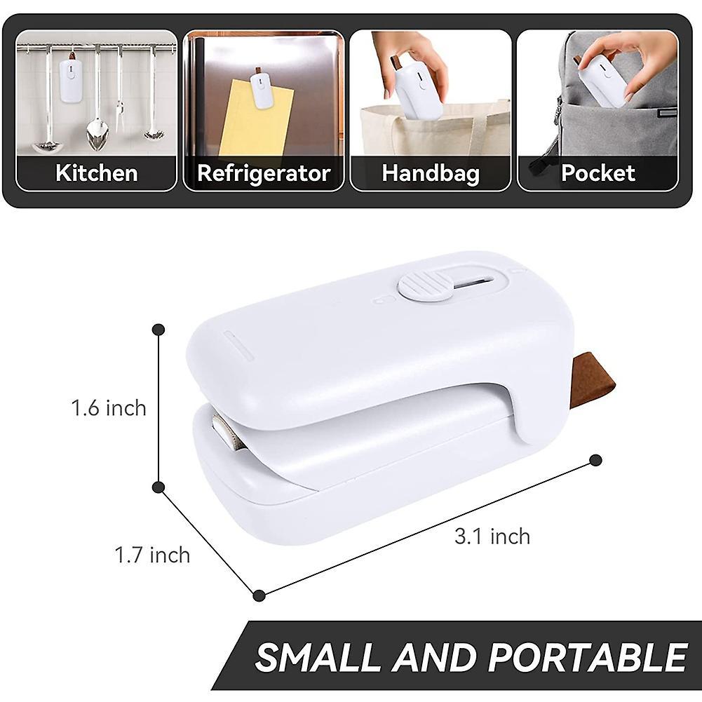 Bag Sealer,handheld Heat Vacuum Sealer, 2 In 1 Heat Sealer and Cutter