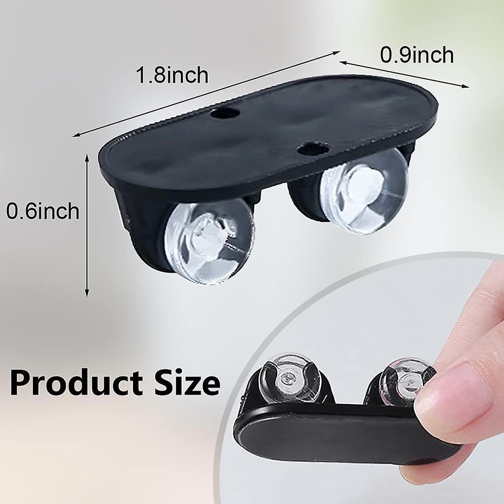24 Pieces Self Adhesive Wheels Small Caster Wheels (white and Black)