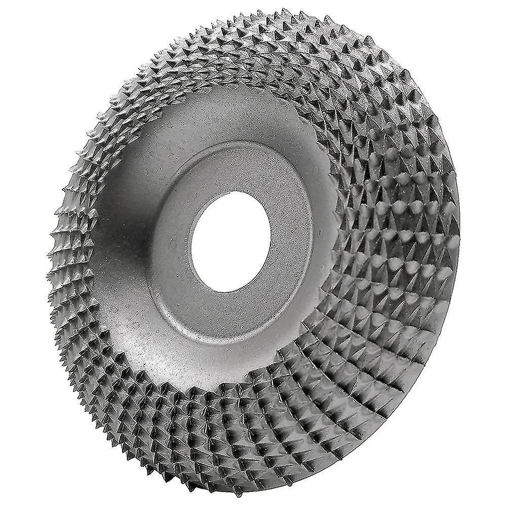 7/8 Inch Bore Wood Grinding Wheel Carving Disc(100mm, Arc Type)