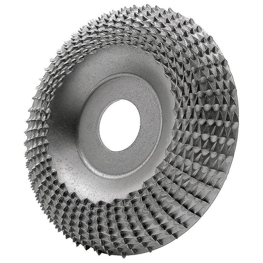 7/8 Inch Bore Wood Grinding Wheel Carving Disc(100mm, Arc Type)
