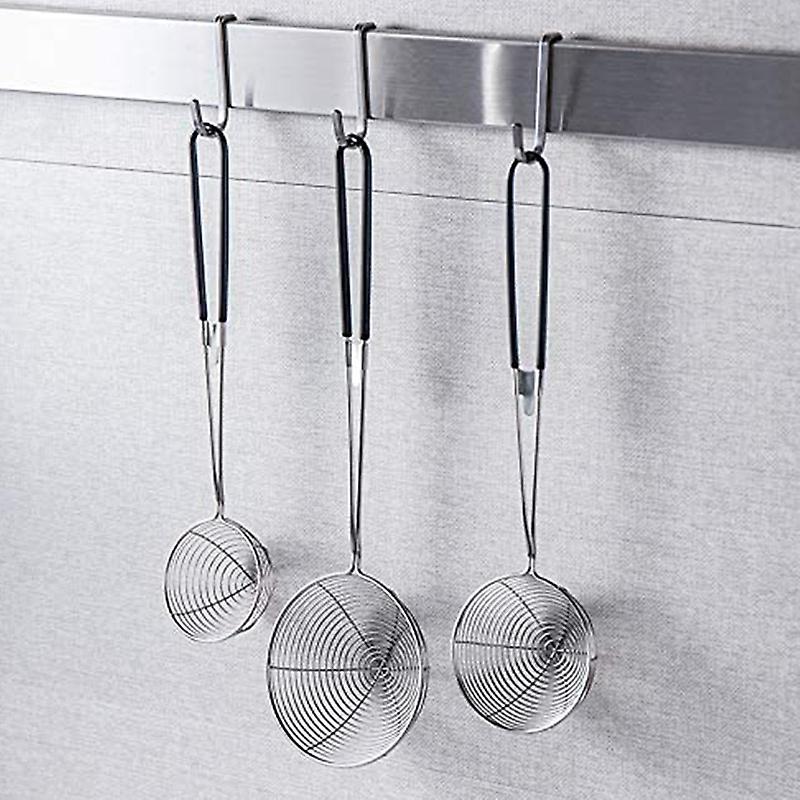 3-piece Set Of Round Hot Pot Spider Skimming Spoon Set, Mesh Spoon