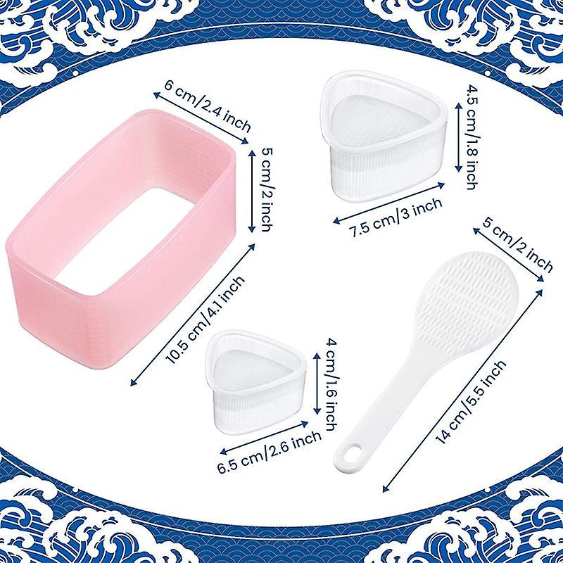 Sushi Maker Molds Onigiri Mold Non Stick for Home Kitchen Restaurant