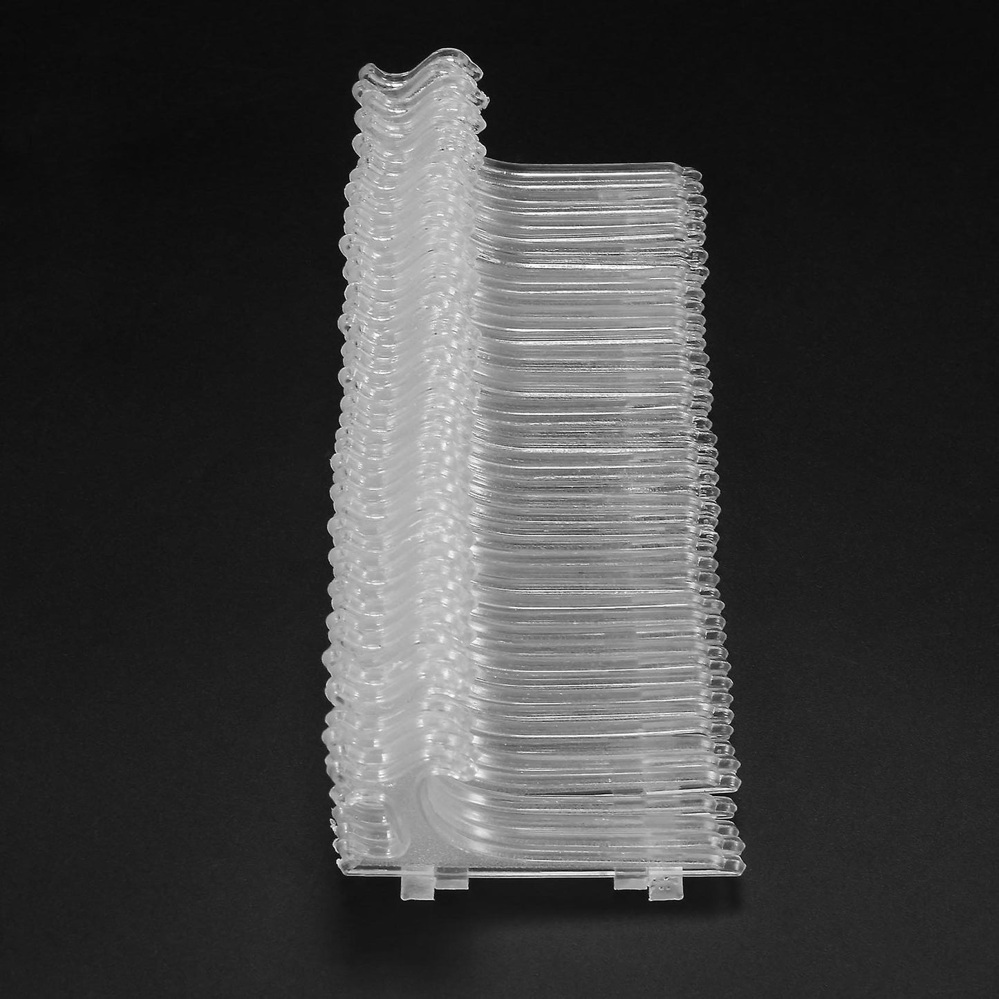 3 Inch Clear Plastic Stand Cookie Holder Display Stand (24 Pack)