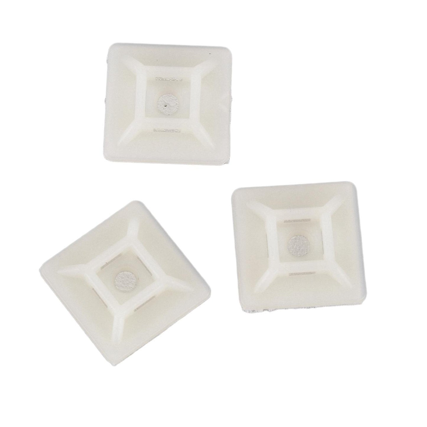 100x 1 Pack Sort Adhesive Cable Wire Lead Tie Square Clips Holder