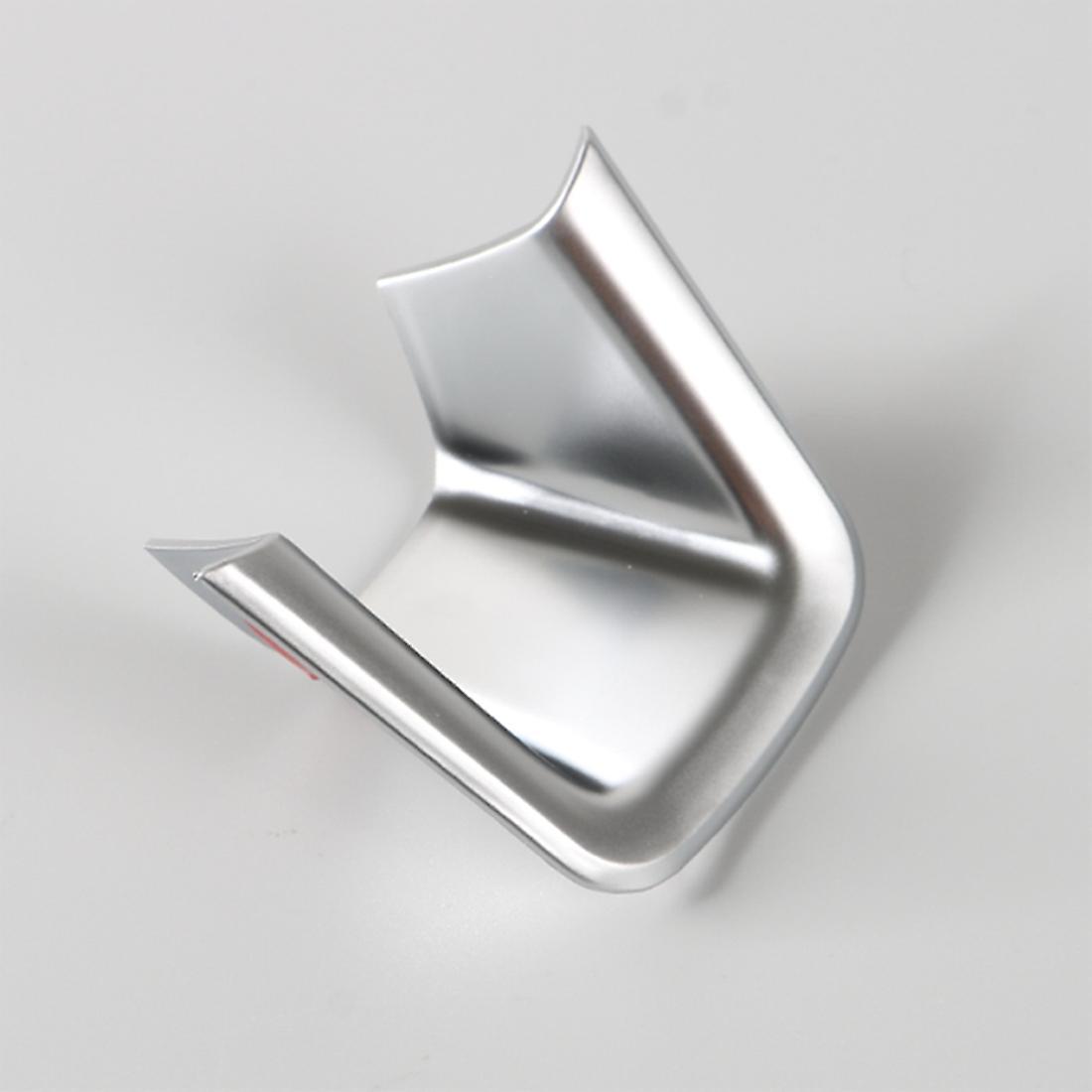 Steering Wheel Decoration Cover Trim Stickers for Jeep(silver)