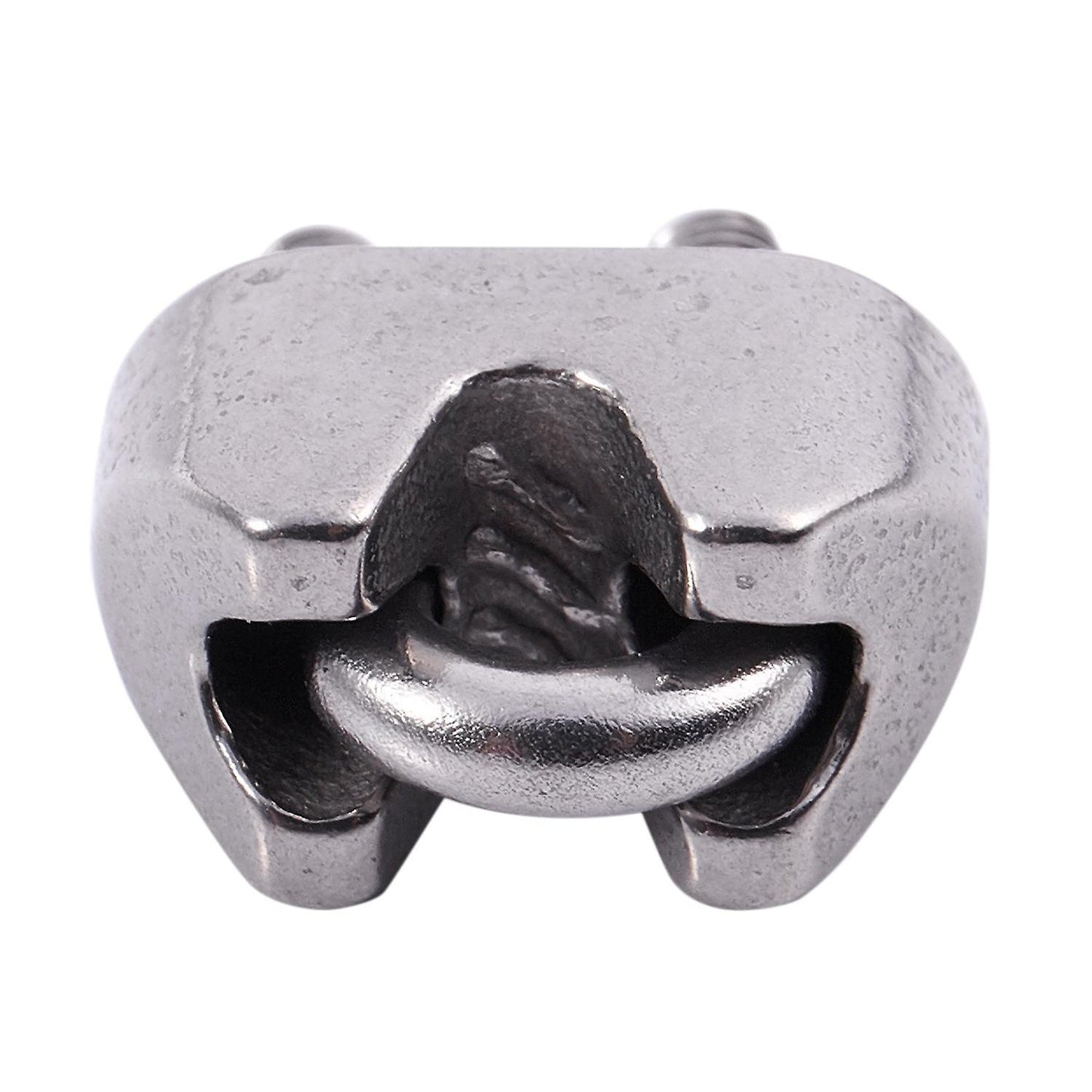 10pcs 2mm 1/16 Inch Stainless Steel Wire Rope Cable Clamp Fastener