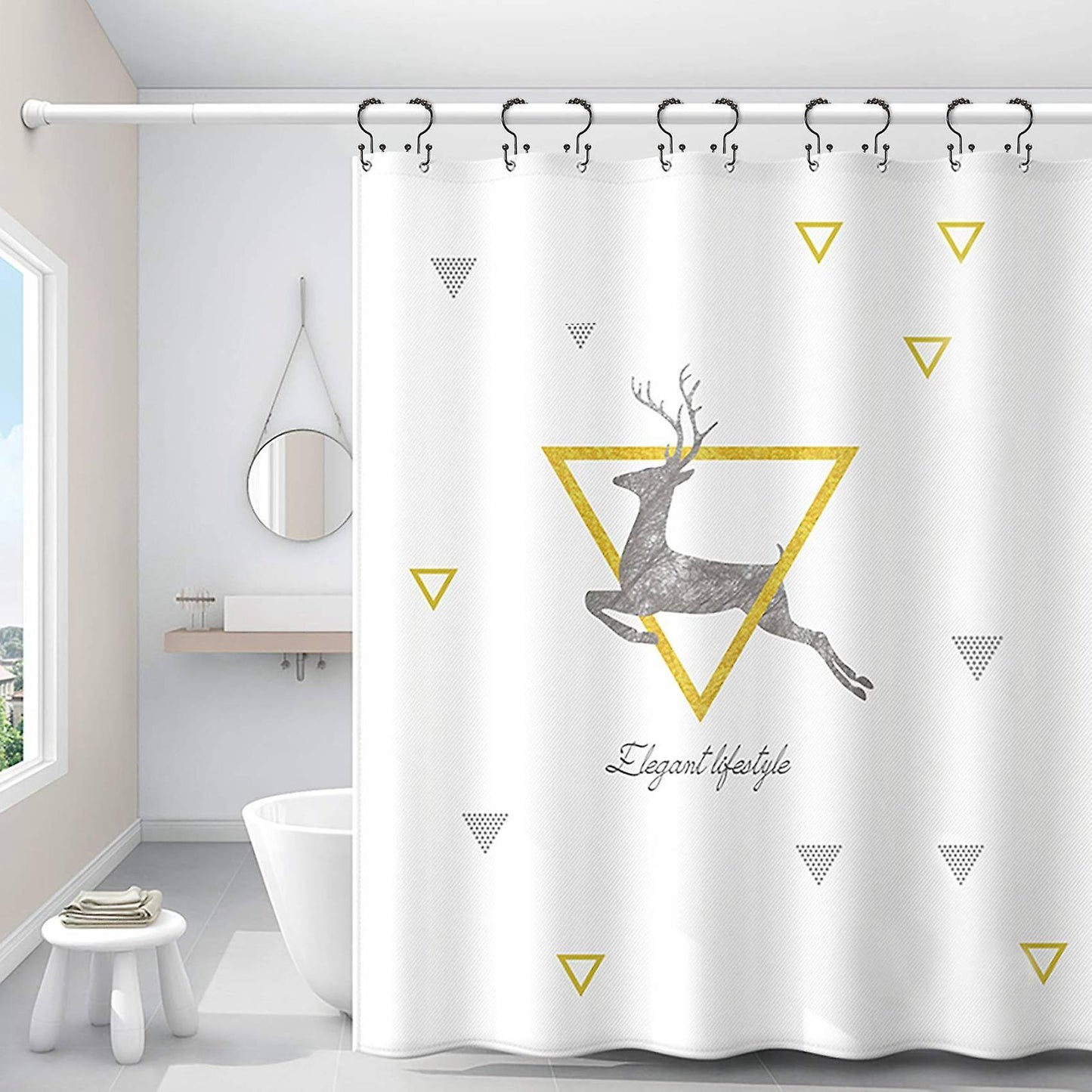 Shower Curtain Hooks Curtain Rings Stainless Steel Hooks B
