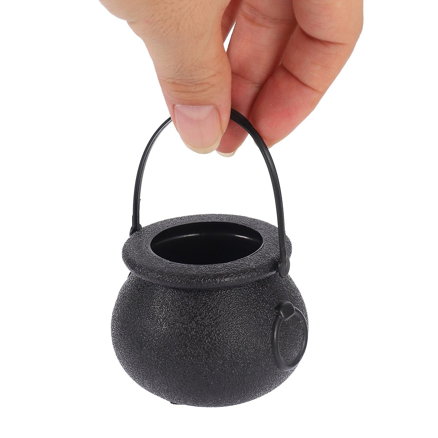 10pcs Black Candy Holder Pot Halloween Candy Bucket for Halloween