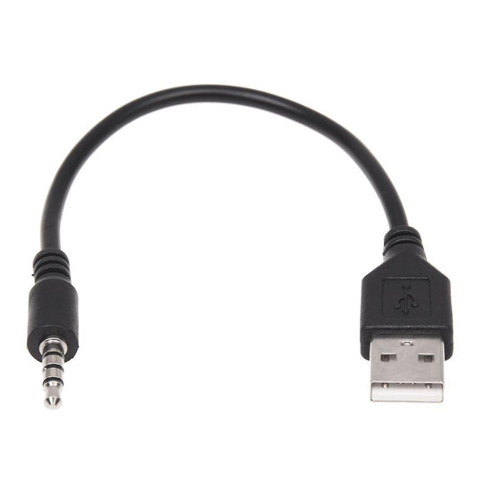 3.5mm Plug Aux Audio Jack to Usb 2.0 Male Charger Cable Adapter Cord