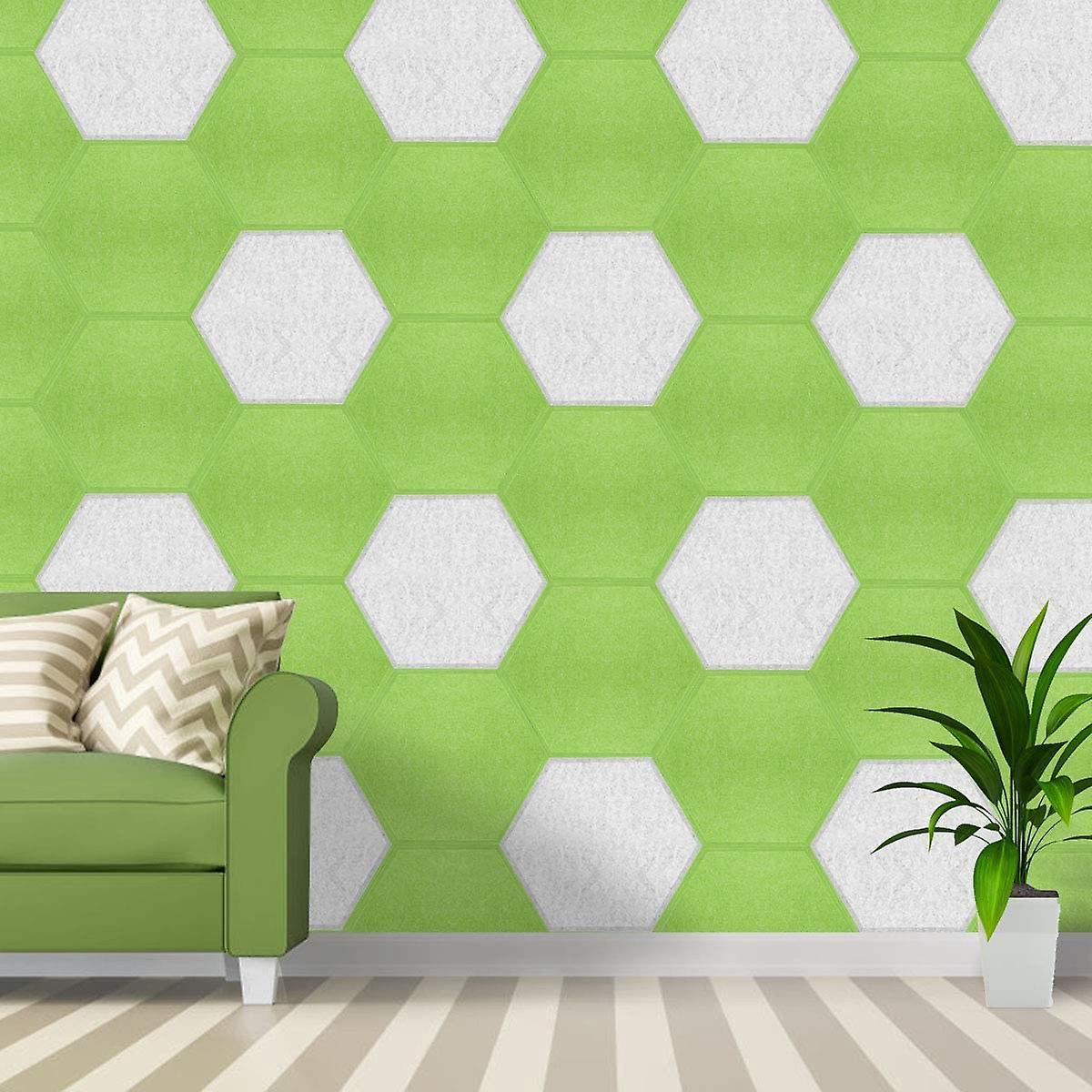 6 Pack Hexagon Acoustic Panels Padding Soundproofing Absorption Panel