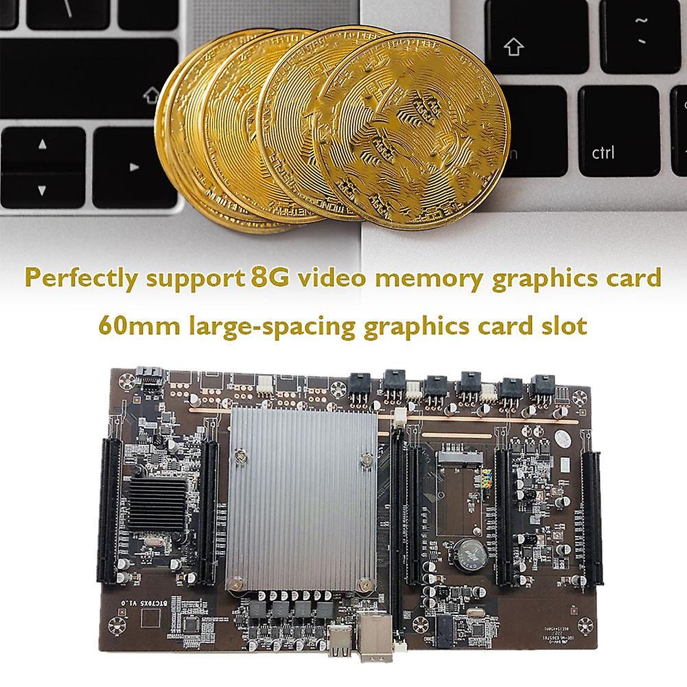 Btc Mining Motherboard V1.0 Lga 2011 Ddr3 Supports 32g with 8g Memory