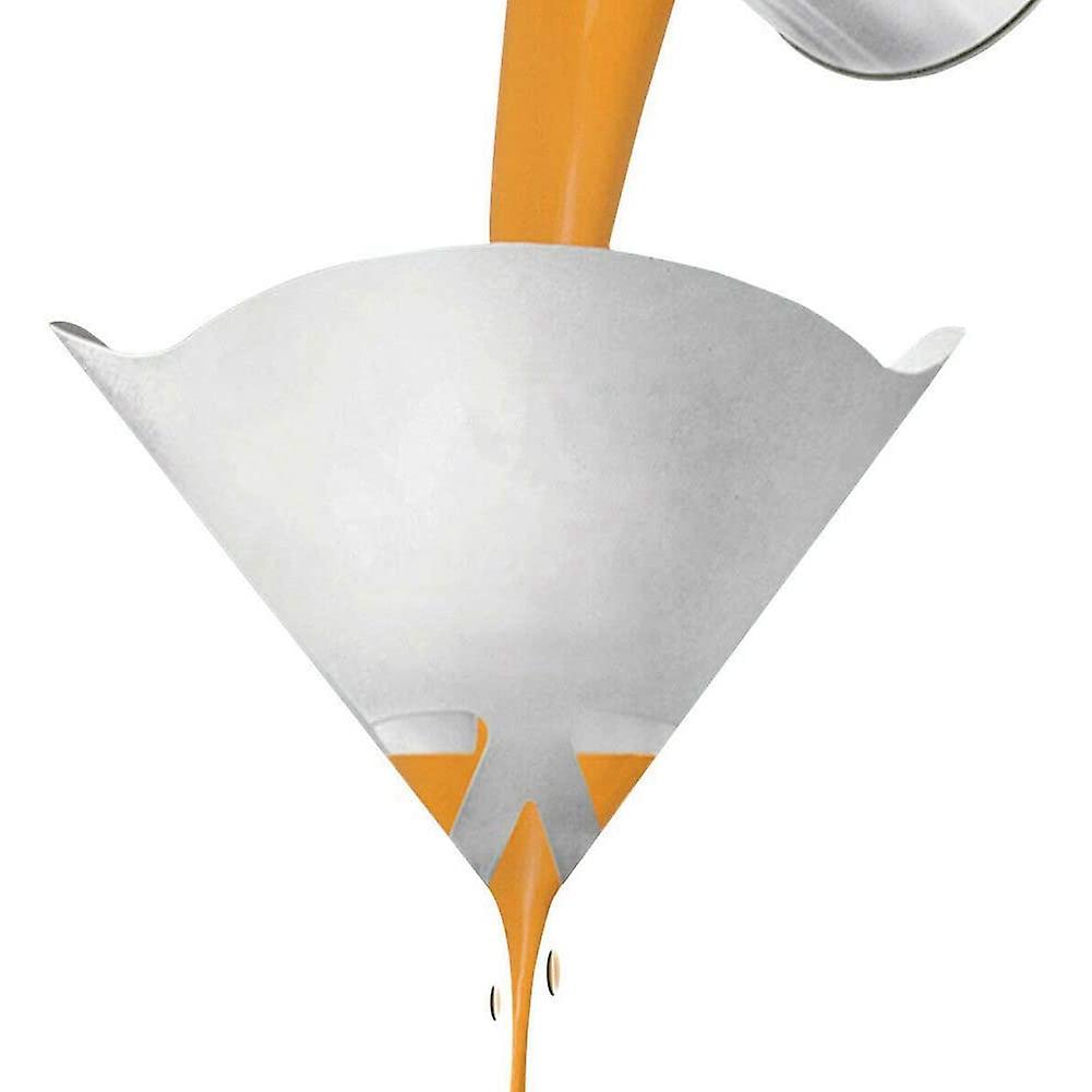 100 Pack 100 Micrometre Cone Paint Strainers with Fine Nylon Mesh