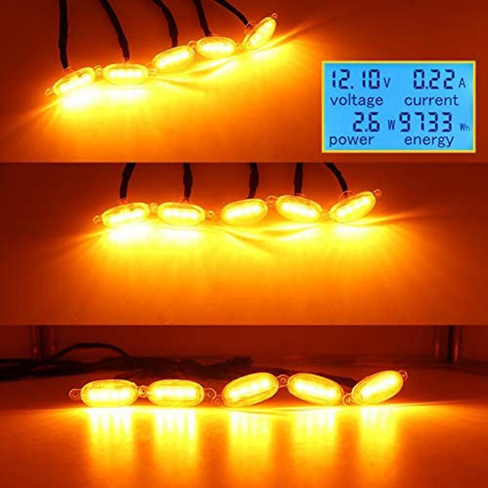 5pcs Car Front Bumper Led Grille Light for Suv Ford F-150 Raptor