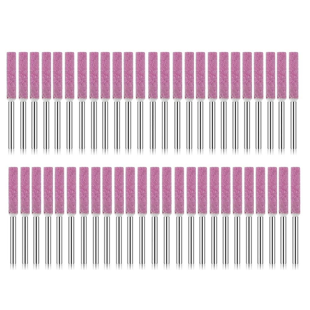 50 Pieces Burr Grinding Stone File, for Chainsaw Sharpener, 0.16 Inch