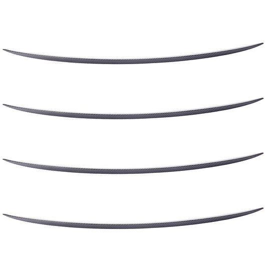 4x Carbon Fiber Rear Window Waterproof Spoiler Trunk for Tesla