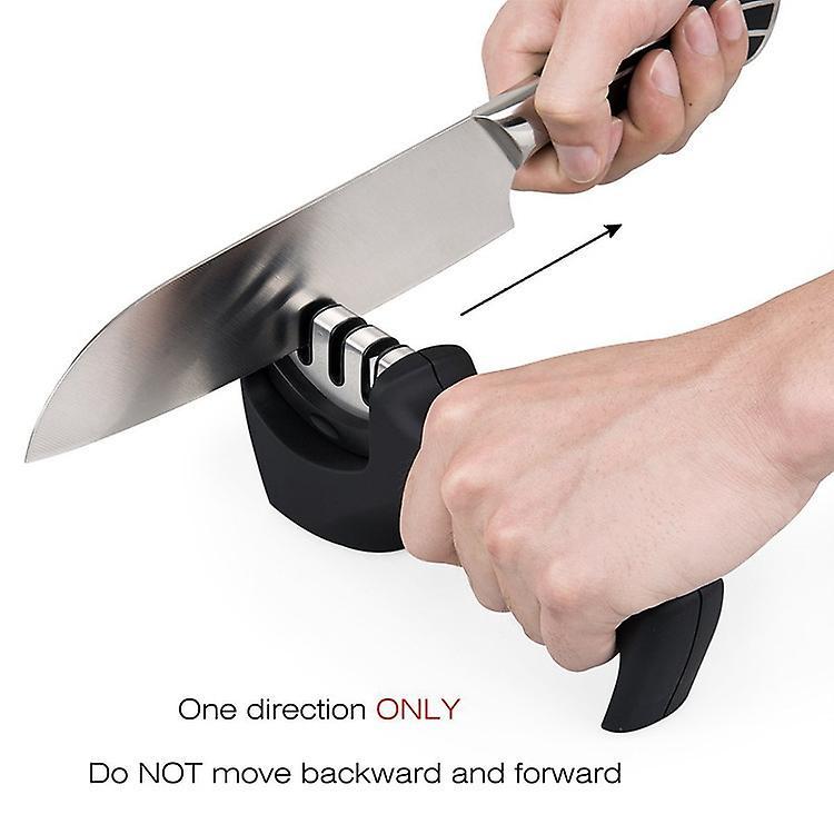 Knife Sharpener Stainless Steel Kitchen Tool Sharpening Stone Grinder
