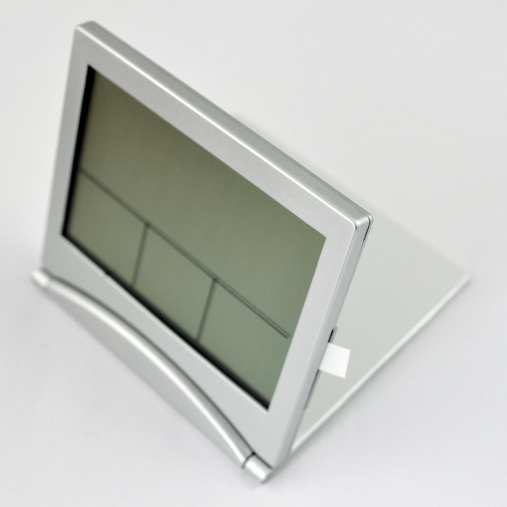 Foldable Battery Supply Calendar Temperature Digital Alarm Clock