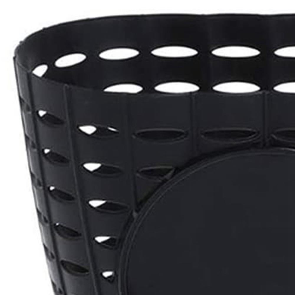Children Plastic Front Handlebar Bike Basket for Storage, Black