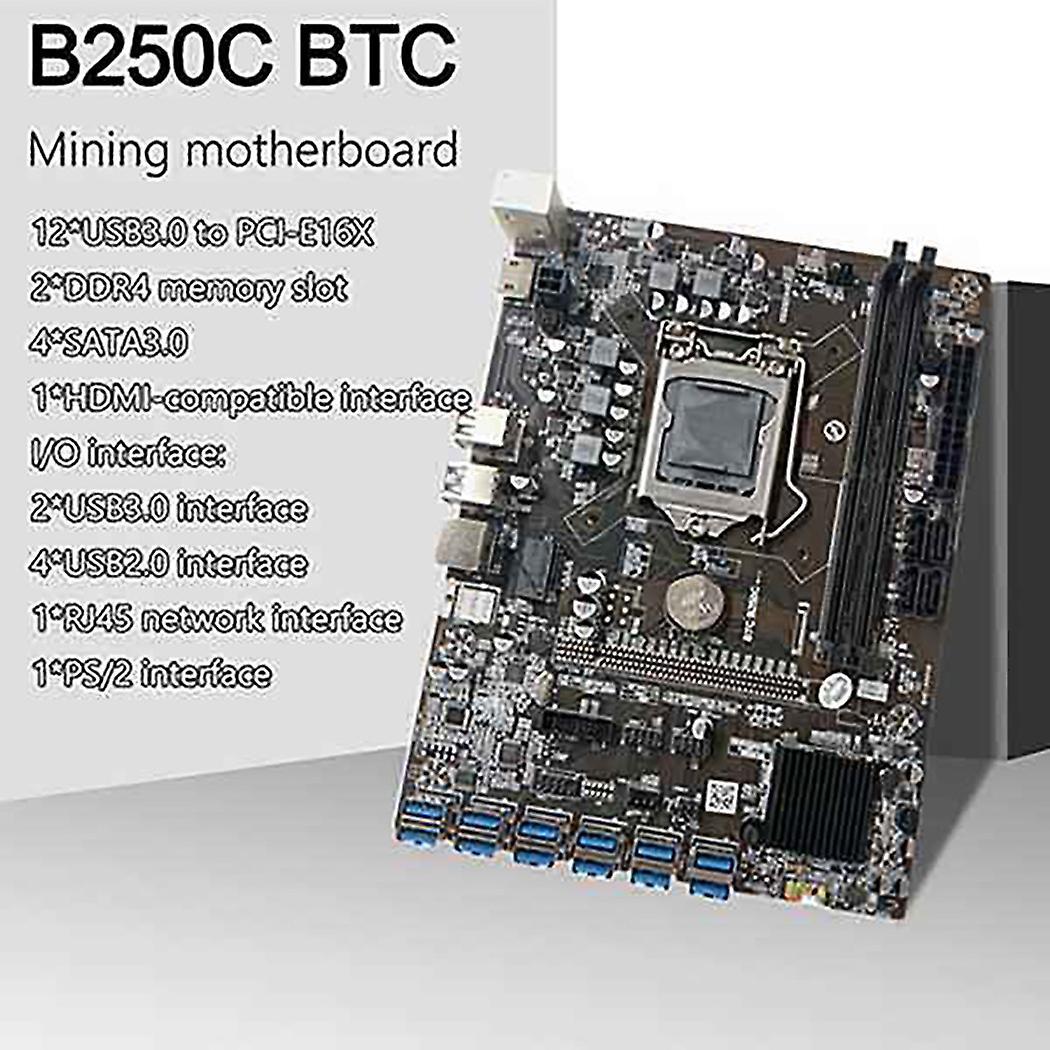 Motherboard with Graphics Power Cable+24pin Power Cable+switch Cable