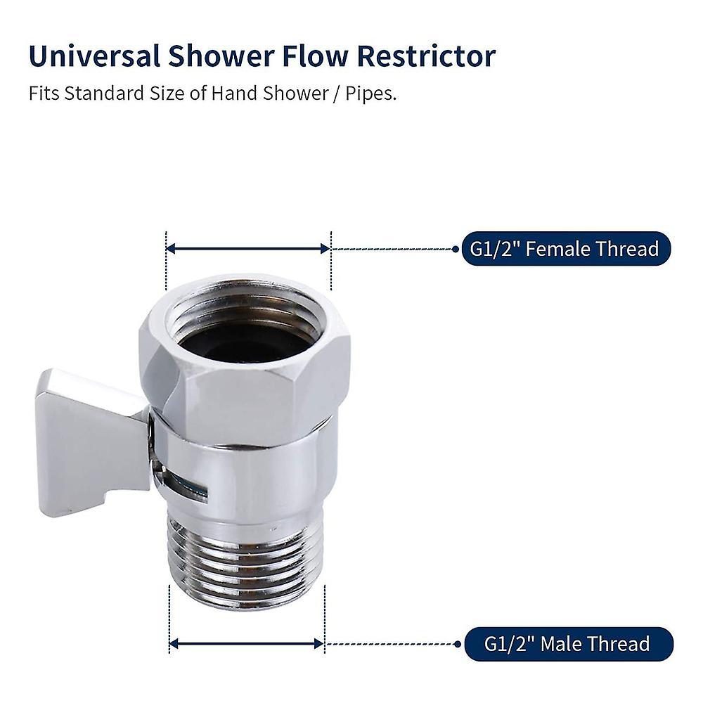 Water Flow Control Shut Off Valve, for Hand Held Shower Head