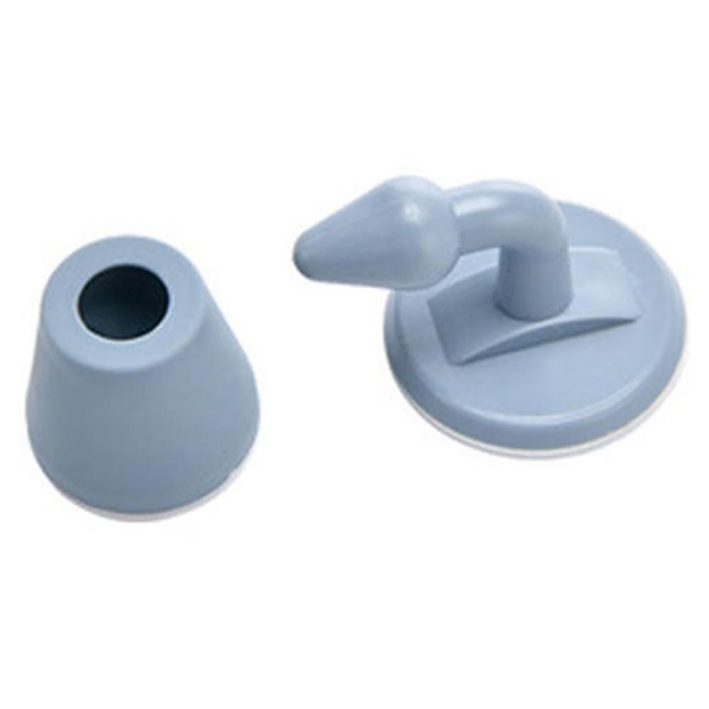 Door Stops Anti-bump Door Holder Buffer for Ceramic Tile Floor(gray)