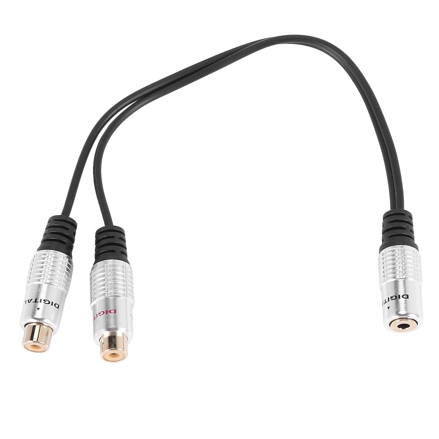 3.5mm (1/8 Inch) Jack Stereo Audio Splitter Y Adapter Cable 25cm)