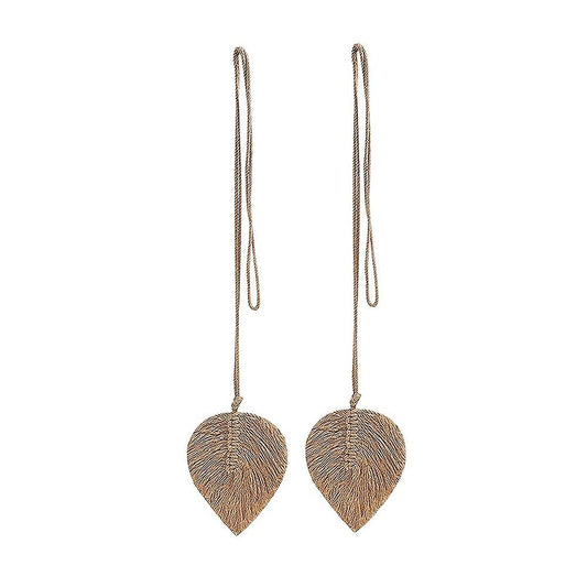 Curtain Tiebacks,curtain Tie Backs Hooks Rope Holder Buckle, Coffee