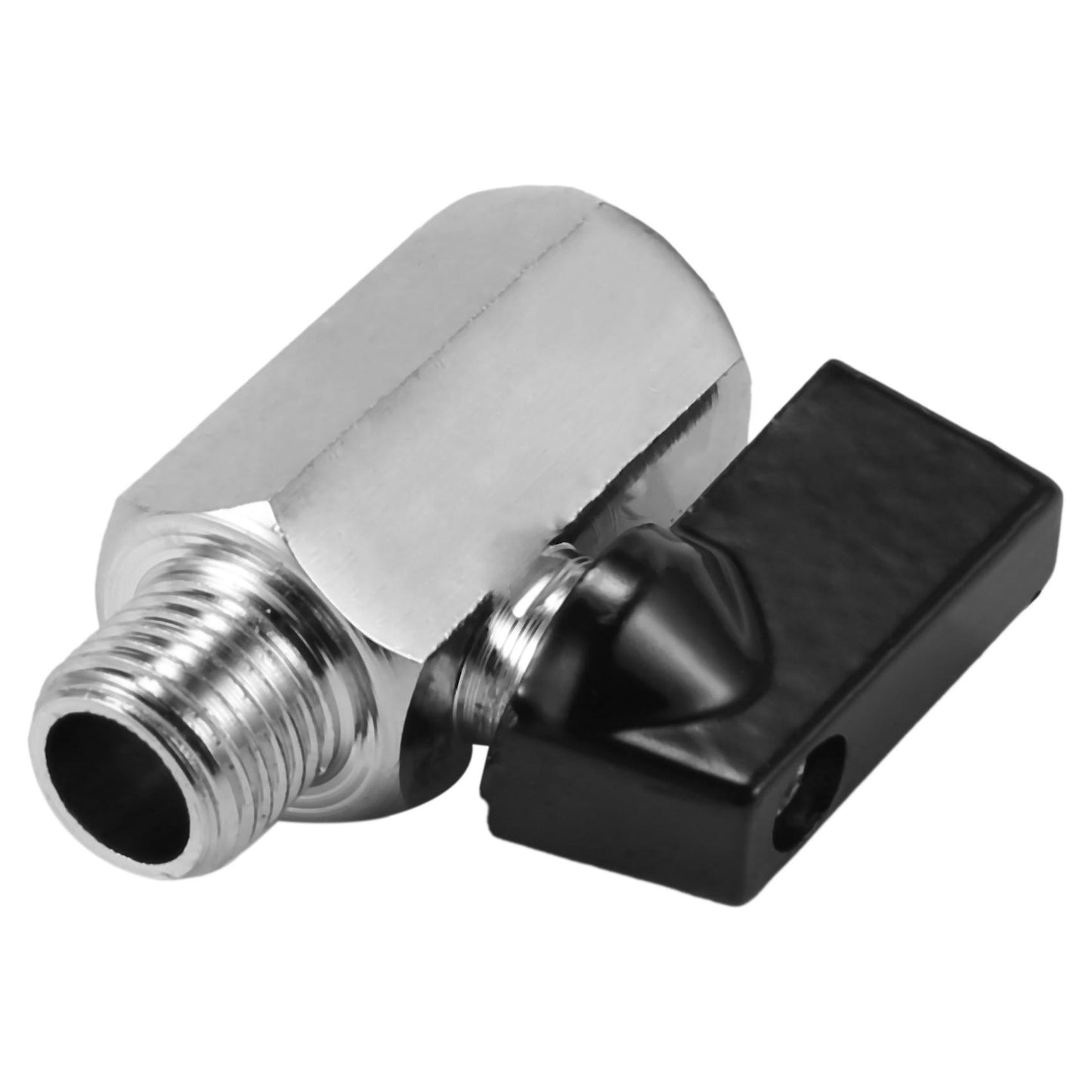 2x Chrome Brass 1/4inch Bsp Ball Valve Threads Tap