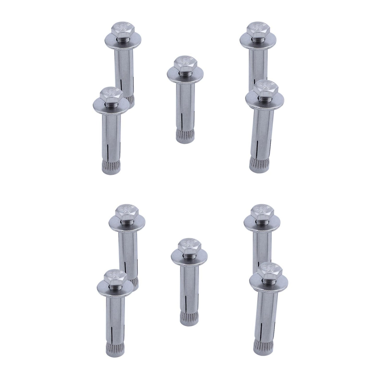 M6x40mm Repair Part Hex Head Sleeve Expansion Bolt Anchor 10pcs